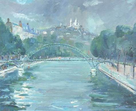Paris Scene oil painting